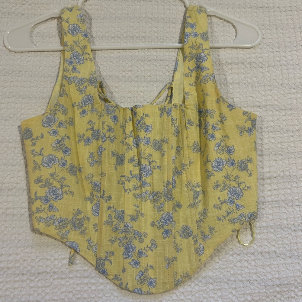 Yllw the label  Yellow and Blue Women's Top